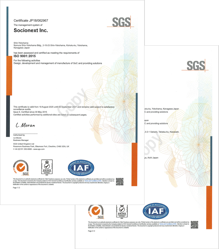ISO9001 Certification